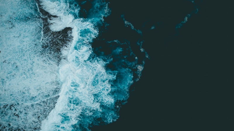 crashing waves, real people, blue, underwater, water, 4K, drone view, splashing, indoors, one person, impact, close-up, motion, nature, ocean, human body part