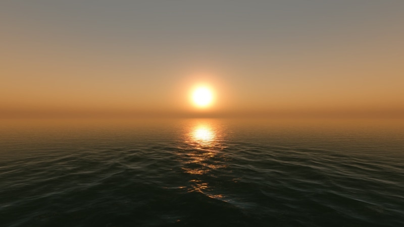 water, tranquility, sea, Sun, sky, 1080P, nature, horizon over water, beauty in nature, non-urban scene, hour, seascape, golden, sunset, copy space, outdoors