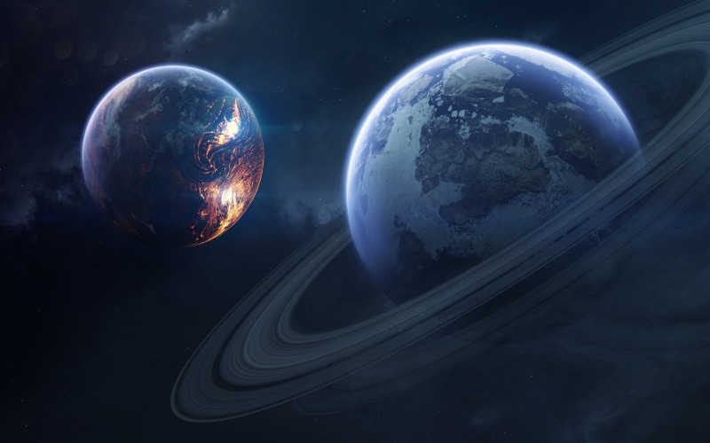 Planet, 4K, Saturn, Rings of Saturn, 5K