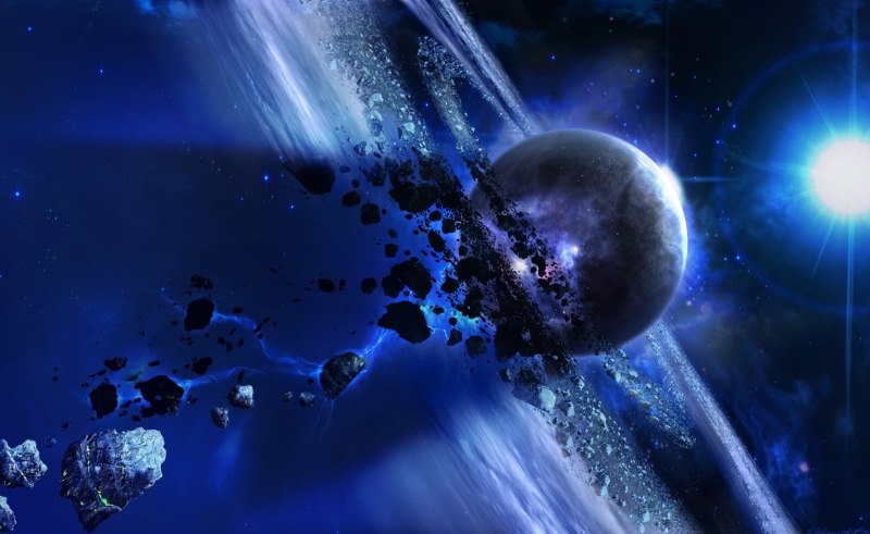 sphere, Saturn, star - space, nature, Space, no people, dark, backgrounds, Gravity, 2K, astronomy, motion, scenics - nature, night, planet