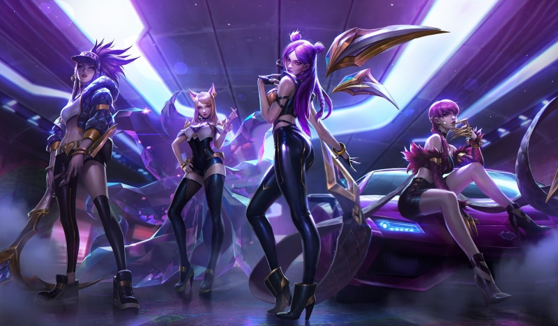 The Nine-Tailed Fox, The Rogue Assassin, lol, League of Legends, ahri, Akali, cap, 1080P, KDA, girl, auto, art