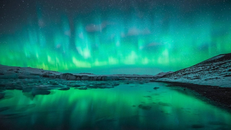 aurora borealis, 1080P, northern lights, stars, night sky, starry night, night
