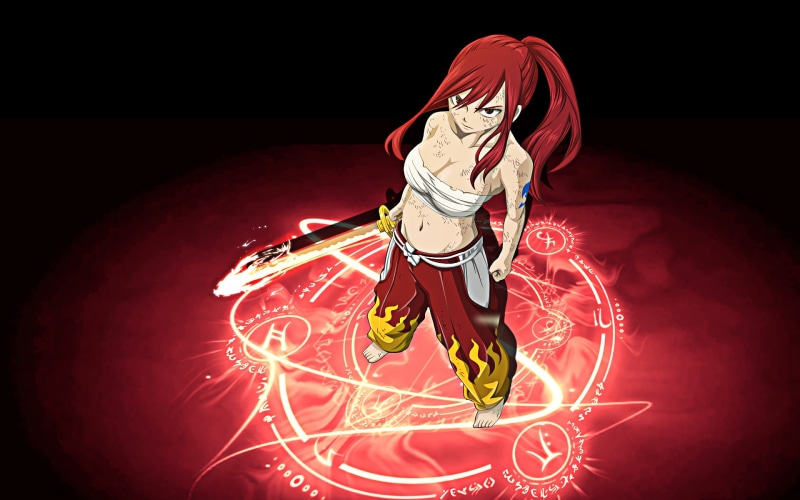 Fairy Tail, Erza Scarlet, 1080P, Anime