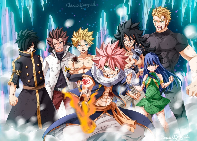 Wendy Marvell, Sting Eucliffe, Erik (Fairy Tail), Fairy Tail, 1080P, Rogue Cheney, Gajeel Redfox, Laxus Dreyar, Natsu Dragneel, Anime