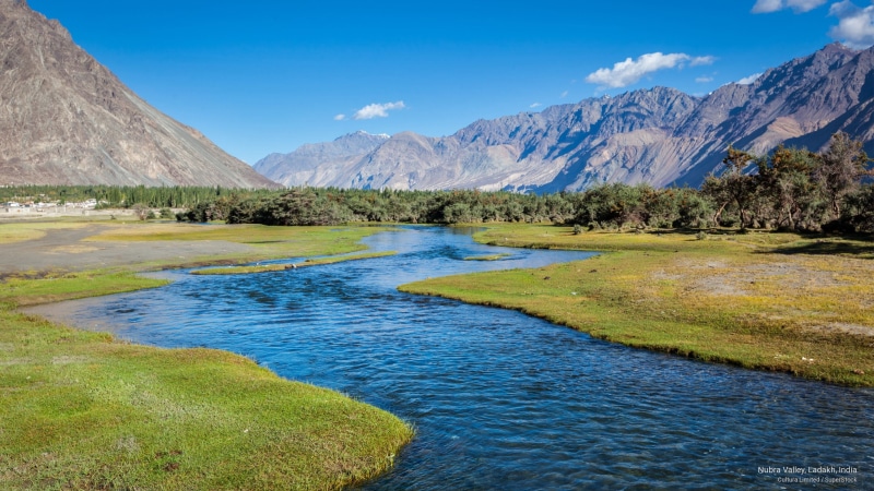 valley, ladakh, nubra, Asia, india, 2K