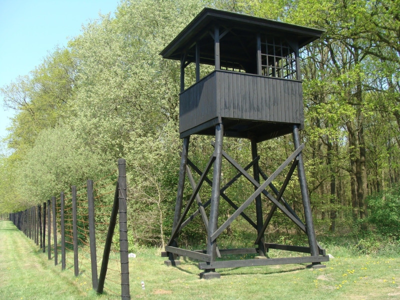 second world war, Guardhouse, plant, land, built structure, growth, nature, prosecution, netherlands, tree, 1080P, jews, ladder, outdoors, building exterior