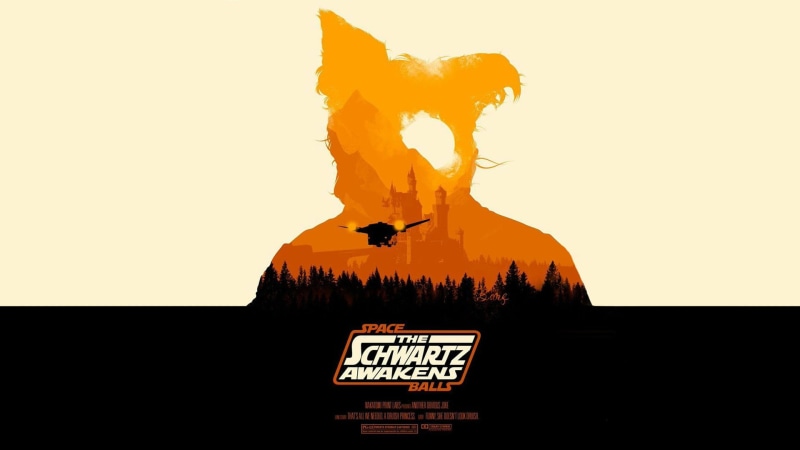 Olly Moss, Spaceballs, 1080P, Parody, Star Wars: The Force Awakens