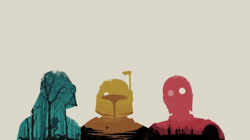 Star Wars, 720P, darth vader, Olly Moss, science fiction, movies