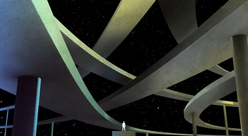 humans, Stars, 1080P, digitalart, Design, backgrounds, Artwork, sky, night, scifi, communication, Highways, sciencefiction, Cosmos, close-up, indoors