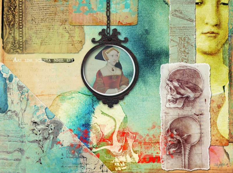 day, no people, creativity, Vintage, artjournaling, mirror, artjournal, martavaneck, indoors, human representation, 2K, art and craft, art, digi, digitalart