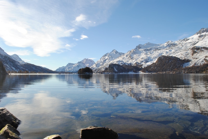 day, no people, tranquil scene, stones, Swiss Alps, Switzerland, reflection, mountains, outdoors, 4K, winter, mountain range, nature, beauty in nature