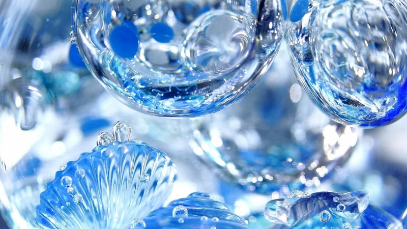 icy, art, digital, bubble, 3d, 4K, design, glacial