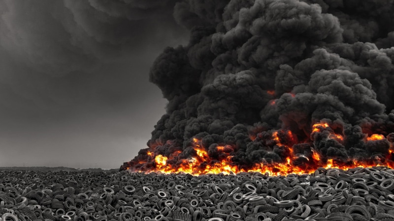 fire, wildfire, selective coloring, global warming, smoke, tires, burning, disaster, gray, environment, 1080P, black, pollution