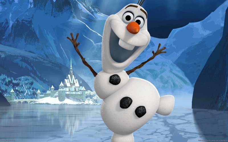 2K, holiday, nature, cartoon, Olaf, cheerful, creativity, smiling, disney, swimming pool, fun, snow, scarf, backgrounds, Walt Disney, no people, human representation