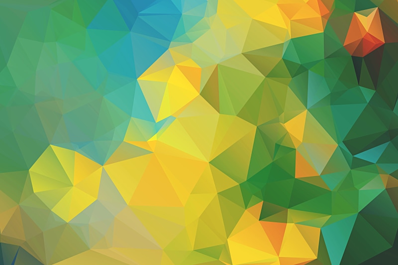 vibrant color, polygon art, yellow, triangle shape, funky, pattern, no people, multi colored, shape, backgrounds, design, light - natural phenomenon, 2K