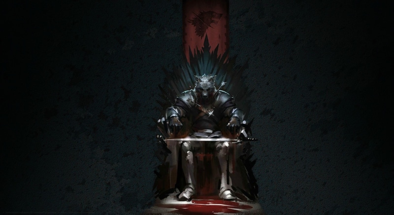 glass - material, sculpture, nature, thrones, art and craft, no people, built structure, human representation, throne, House Stark, illustration, statue