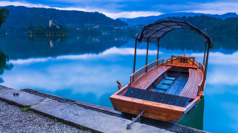 landscape, Lake Bled, Slovenia, 1080P