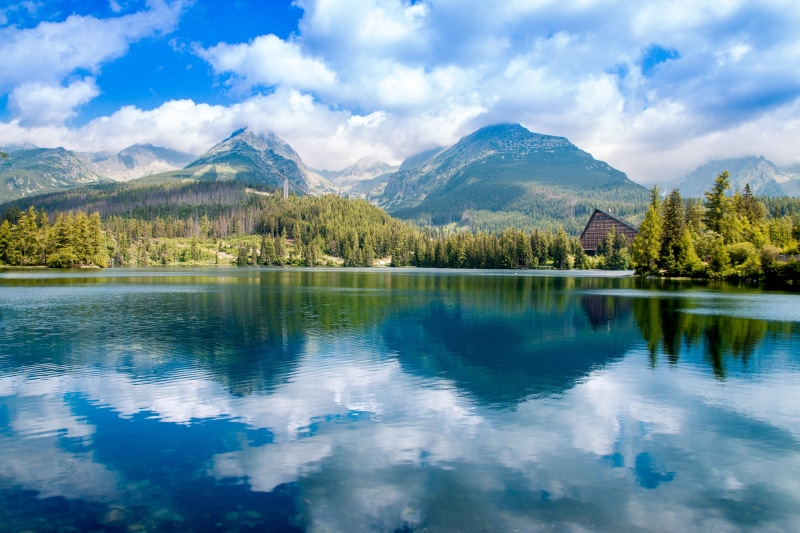 outdoors, idyllic, plant, tatra, high, slovakia, mountain peak, 5K, pleso, blue, tranquil scene, non-urban scene, tranquility, europe, lake, nature, strbske
