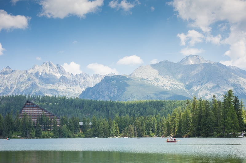 clouds, landscape, snow, fresh air, Scenery, europe, summer, scenics - nature, forest, pine tree, Mountains, top, landscapes, Woods, tatras, environment