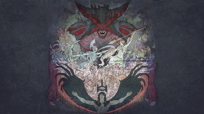 spirituality, close-up, disguise, character, art and craft, anime, Path of Exile, pattern, 1080P, craft, mural, indoors, celebration, creativity