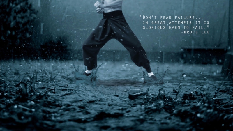 4K, quotes, fear, bruce lee