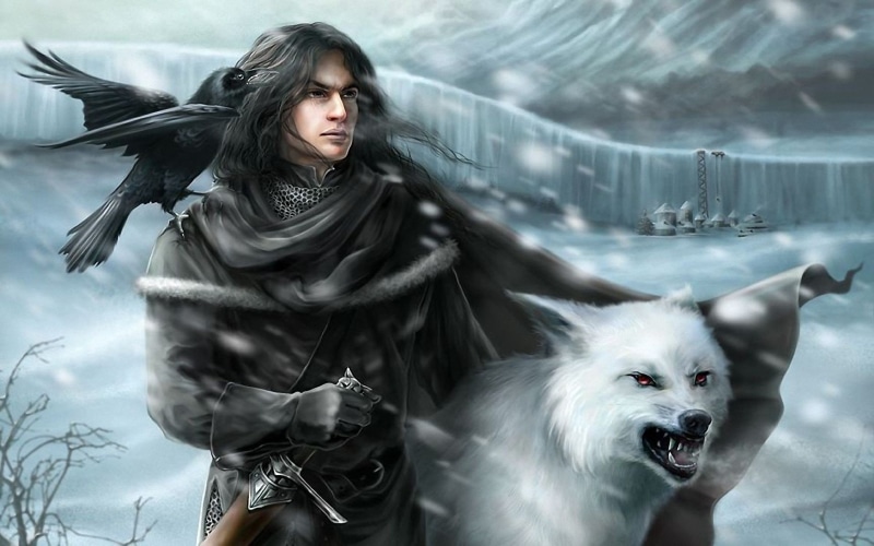 Martin, a, r, fire, fantasy, the, of, Nights, ice, 1080P, watch, Jon, snow, And, George, song, wall, art