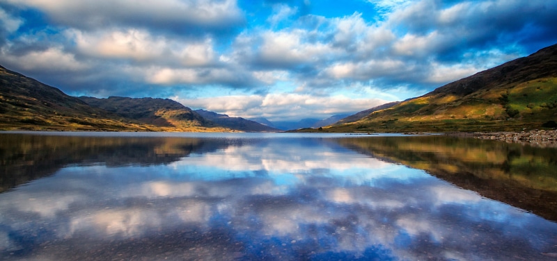 4K, Arrochar Alps, sky, travel, outdoors, cloud - Sky, clouds, beauty In Nature, morning, scenics, mountain, peaceful, summer, photography, body of water