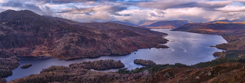 water, Ben Venue, II, Landscape, nature, scenics, Lands, body of water, aerial photography, Loch Katrine, outdoors, Loch Lomond, f/2, Scotland, lake, Heart