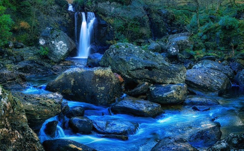 Outdoors, purity, lochlomond, Scotland, stream - flowing water, inversnaid, mountain, moss, rock formation, rock - object, beauty in nature, forest, trossachs