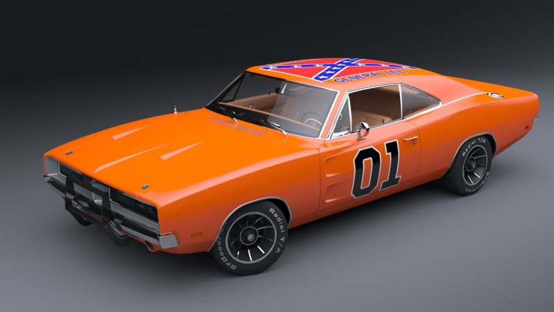 cut out, muscle car, gray background, duke of hazzard, car, gray, no people, land vehicle, sports car, general lee, colored background, toy car, mode of transportation