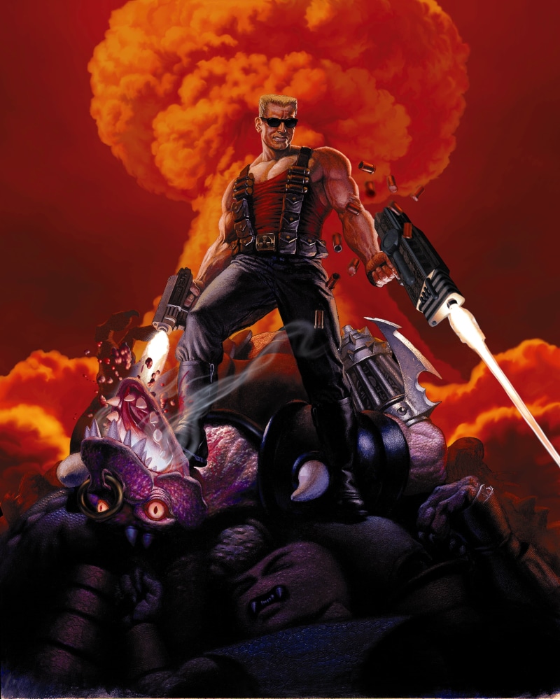 2K, video games, Duke Nukem 3D, Duke Nukem, video game art