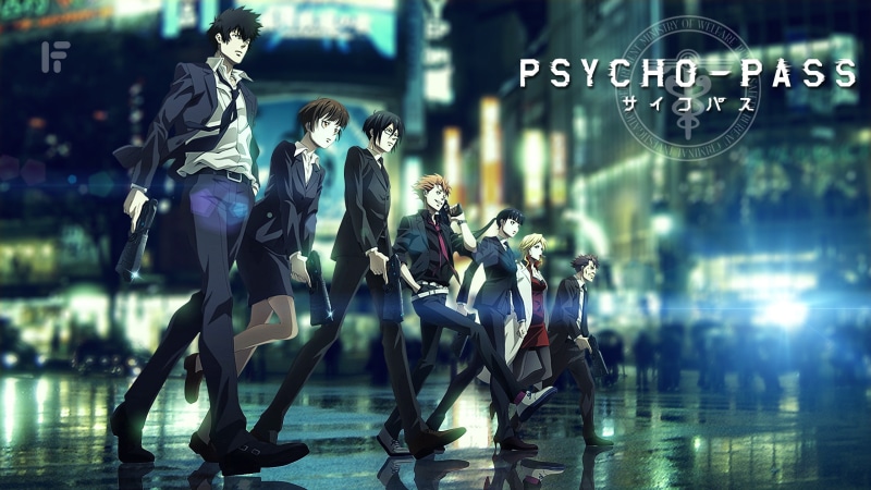 building exterior, transportation, men, walking, illuminated, digital, anime girls, gun, adult, built structure, 2K, city life, real people