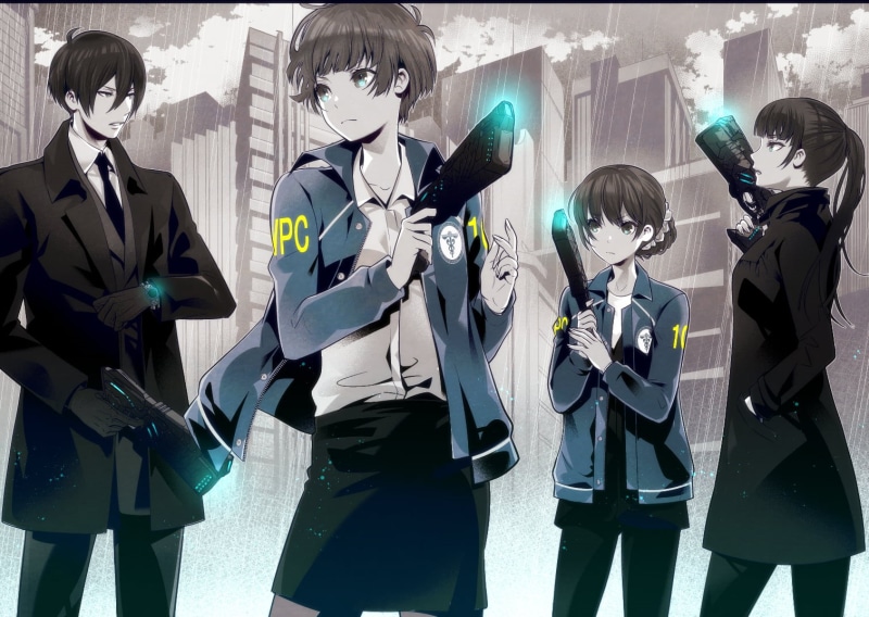 adult, Psycho-Pass, three quarter length, costume, women, real people, mannequin, 720P, day, clothing, occupation, Tsunemori Akane, standing, men, people