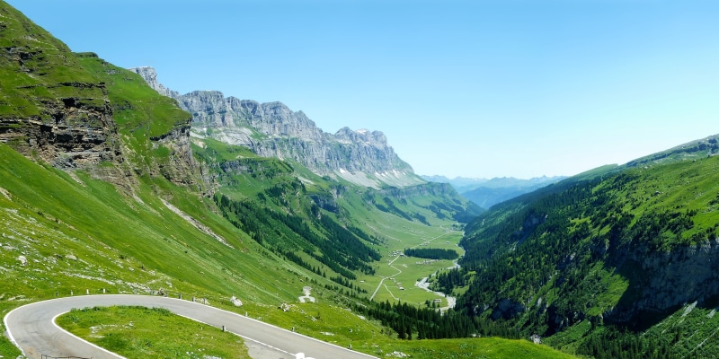 europe, mountain pass, swiss, travel, Klausen Pass, curves, scenics, environment, land, non-urban scene, european Alps, scenics - nature, alpine, tranquility