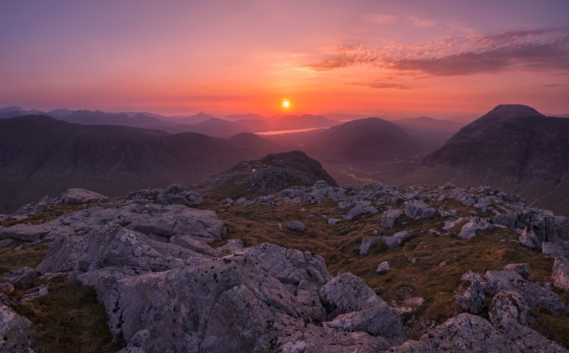 Scottish, Photography, Wilderness, Sunrise, westhighlands, no people, highland, sun, Buachaille Etive Beag, Travel, Outdoor, panorama, Buachaille Etive Mor