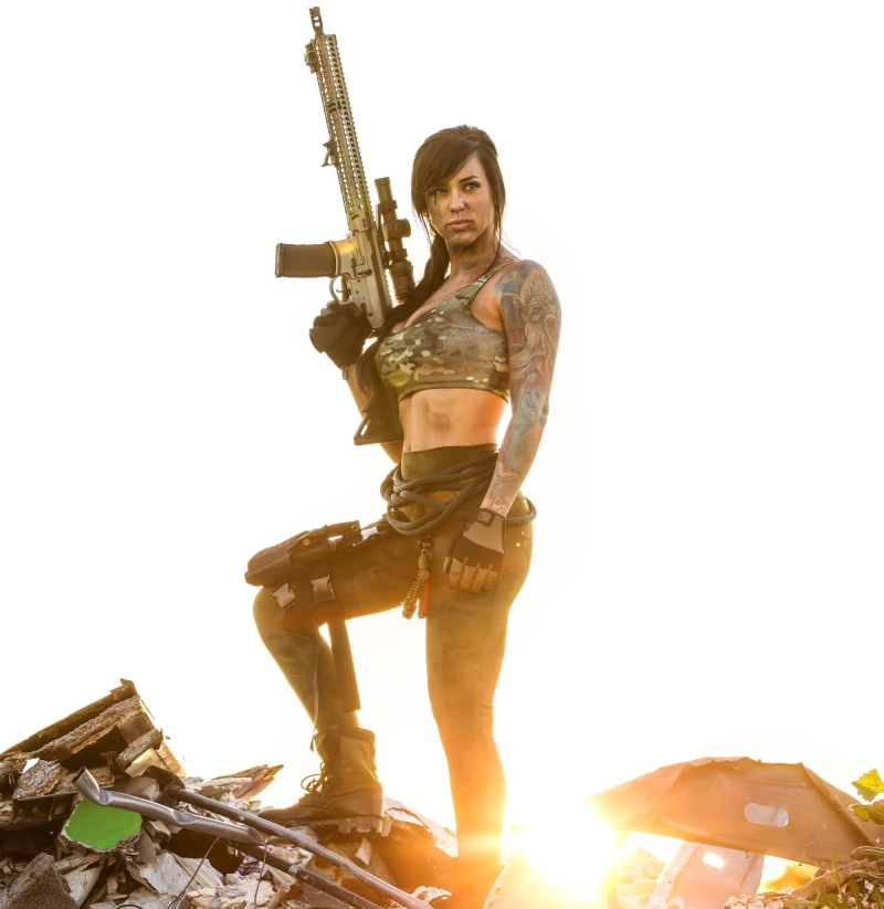 Alex Zedra, 1080P, model, weapon, soldier