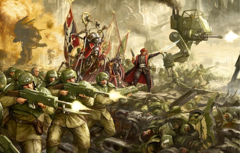 1080P, weapons, Imperial Guard, war, Warhammer 40 000, Astra Militarum, soldier