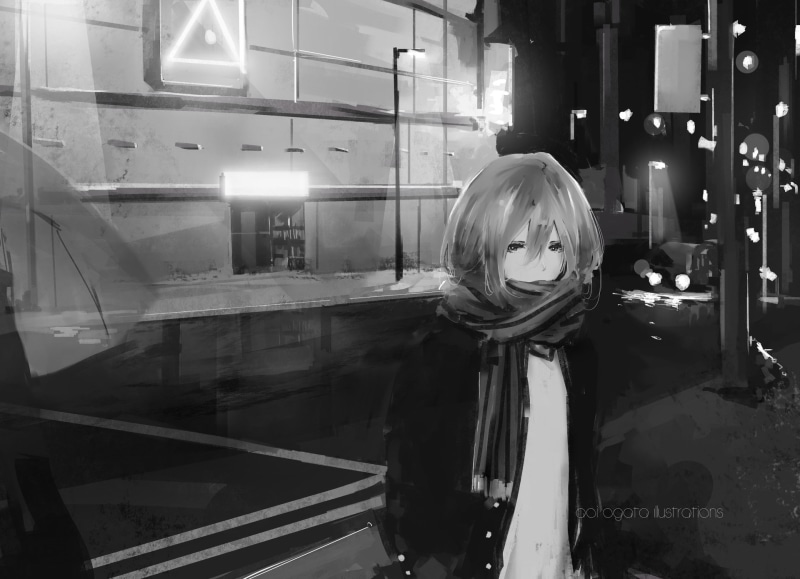female likeness, lighting equipment, human representation, night, store, window, light, architecture, transparent, hairstyle, lifestyles, glass - material