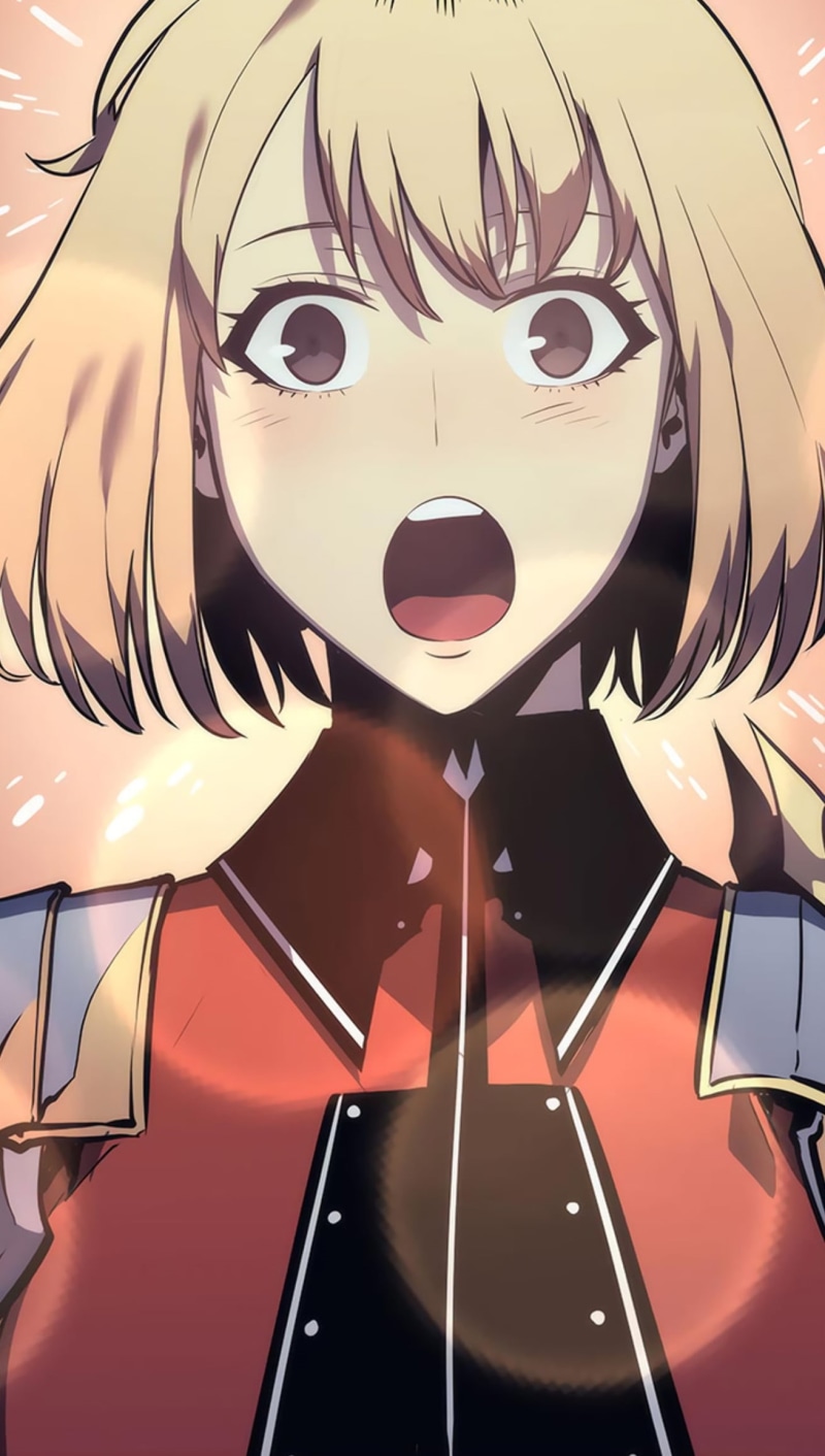 manga, anime boys, screen shot, Cha Hae In, manga sketch, Sung Jin Woo, Solo Leveling, 1080P, anime girls, anime