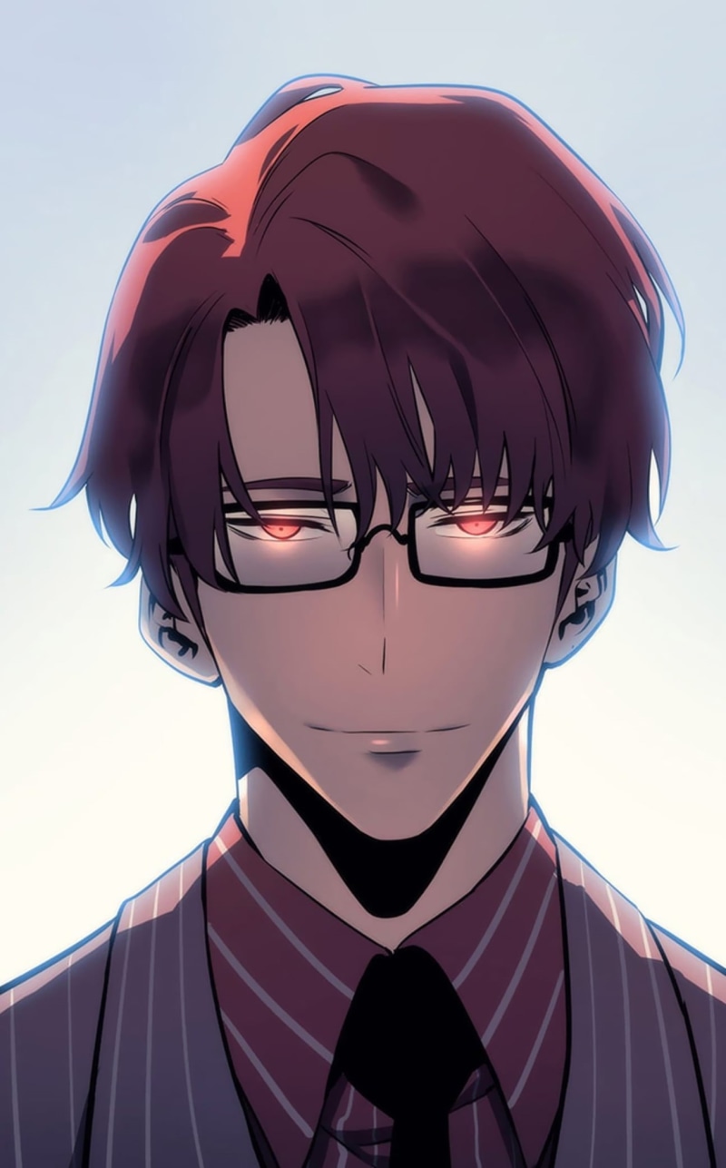 anime girls, anime boys, screen shot, Solo Leveling, manga, Sung Jin Woo, 1080P