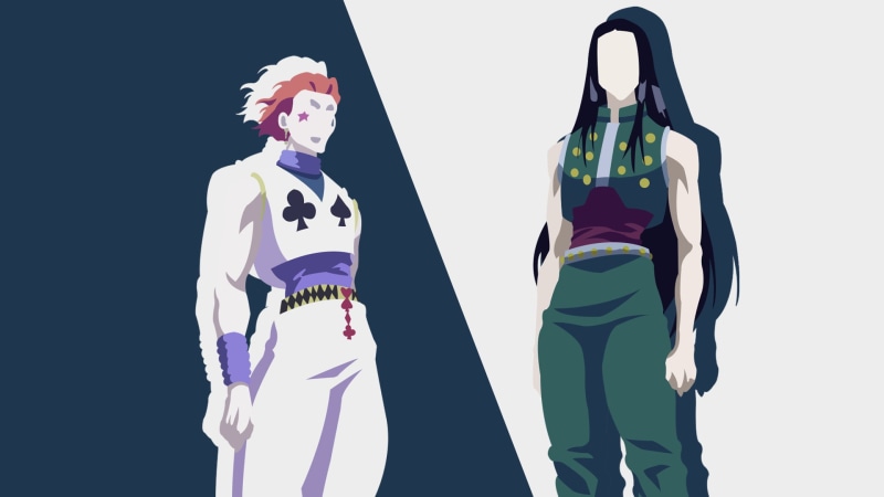 Hisoka (Hunter × Hunter), 1080P, Minimalist, Anime, Illumi Zoldyck, Hunter x Hunter