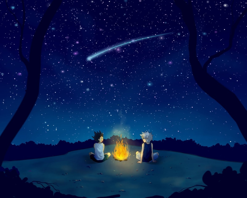 Hunter x Hunter, Gon Freecss, 1080P, Killua Zoldyck, Anime