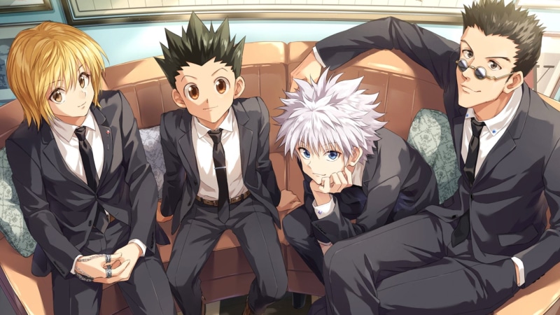 1080P, Anime, Kurapika (Hunter × Hunter), Hunter x Hunter, Leorio Paradinight, Killua Zoldyck, Gon Freecss