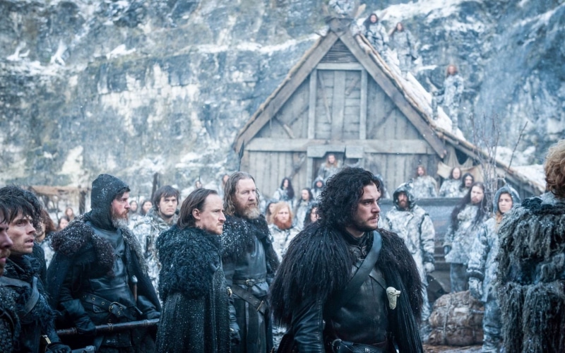 adult, group of people, warm clothing, history, women, cold temperature, 1080P, Kit Harington, architecture, young men, clothing, snowing, winter, movie