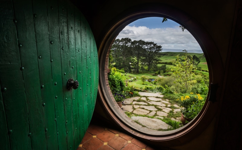 arch, house, kamai, growth, 5K, waikato, Door, Pacific, water, built structure, tolkien, matamata, Oceania, Port, 2013, New Zealand, geometric shape, Hobbit