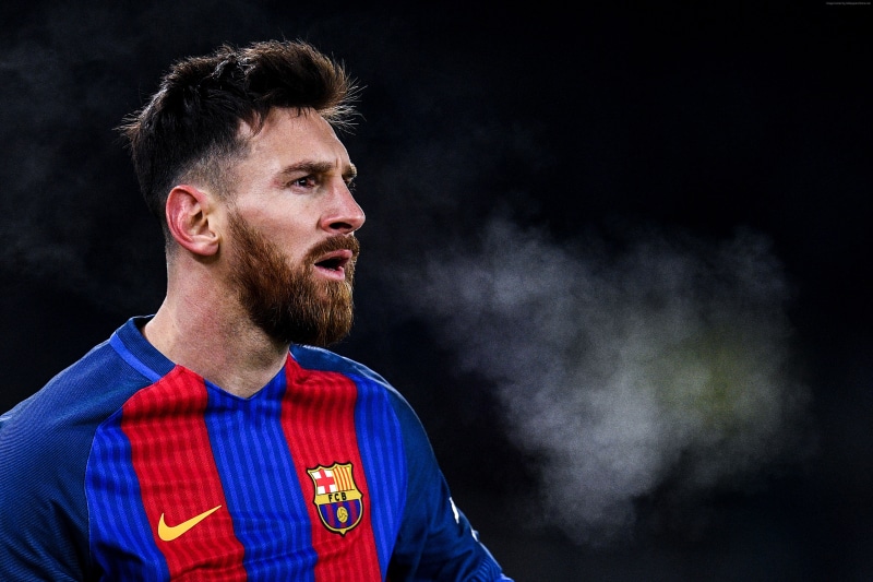football, soccer, 4K, Lionel Messi, The best players 2016, 4k