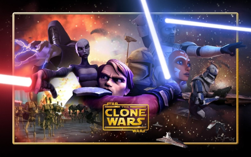Obi-Wan Kenobi, 1080P, Anakin Skywalker, Ahsoka Tano, Star Wars, Captain Rex, Count Dooku, Star Wars: The Clone Wars, Asajj Ventress