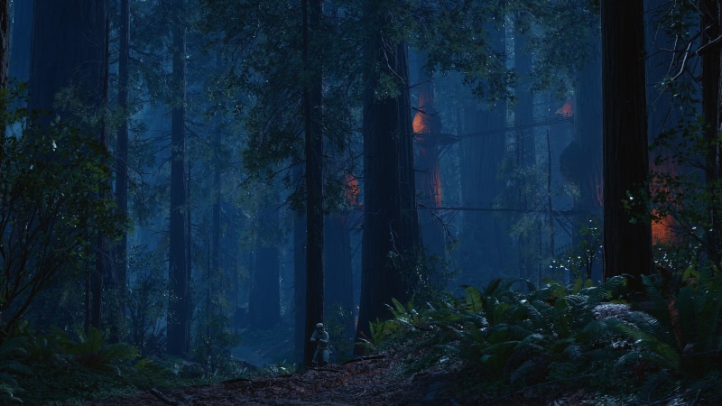 Battle of Endor, Star Wars, Endor, 4K, stormtrooper, video games, Star Wars: Battlefront