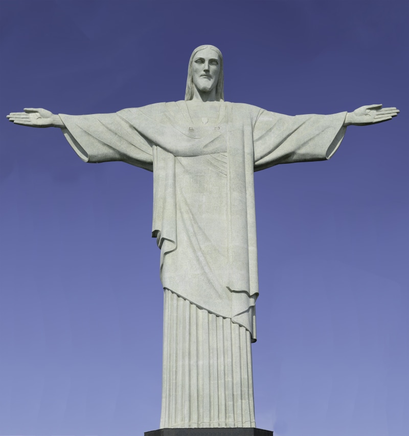history, human representation, 8K, famous Place, places of interest, 30 meter high statue, spirituality, redeemer, architecture, christianity, nature