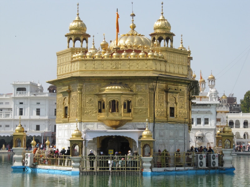 punjab, waterfront, india, golden, tourism, nature, landmark, famous Place, belief, shrine, travel destinations, dome, group of people, 4K, building, travel